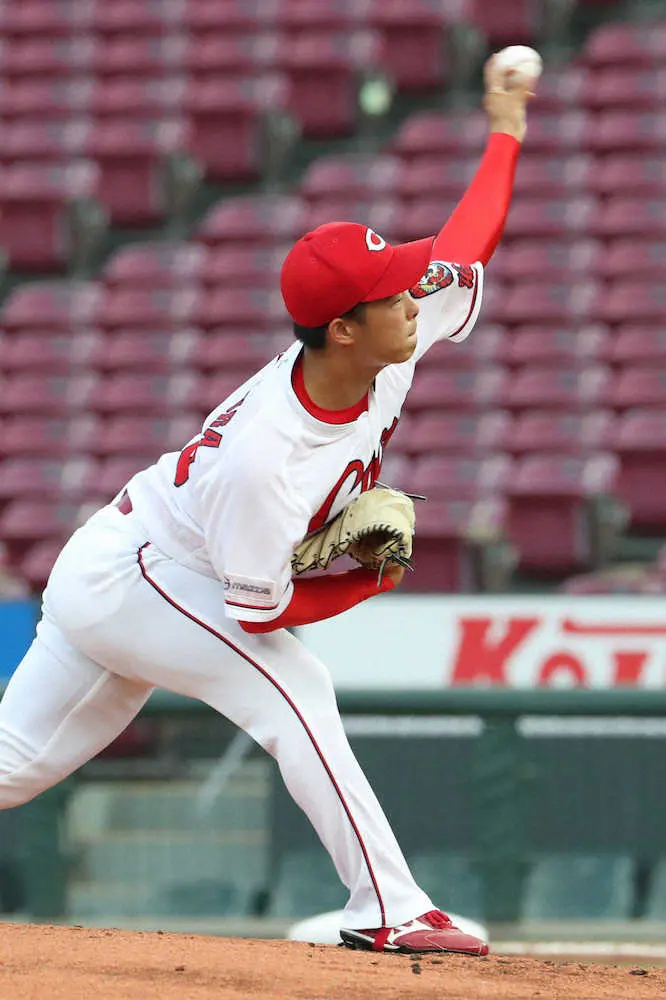 【画像・写真】広島・玉村　6回1失点「中盤に修正できた」、佐々岡監督も粘り強い投球を評価