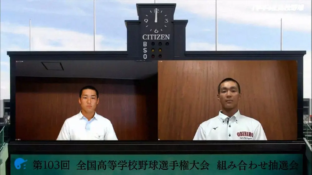 【画像・写真】“世代最速の男”明桜・風間球打の初戦は帯広農　「目標は158キロ」甲子園最速タイ記録狙う