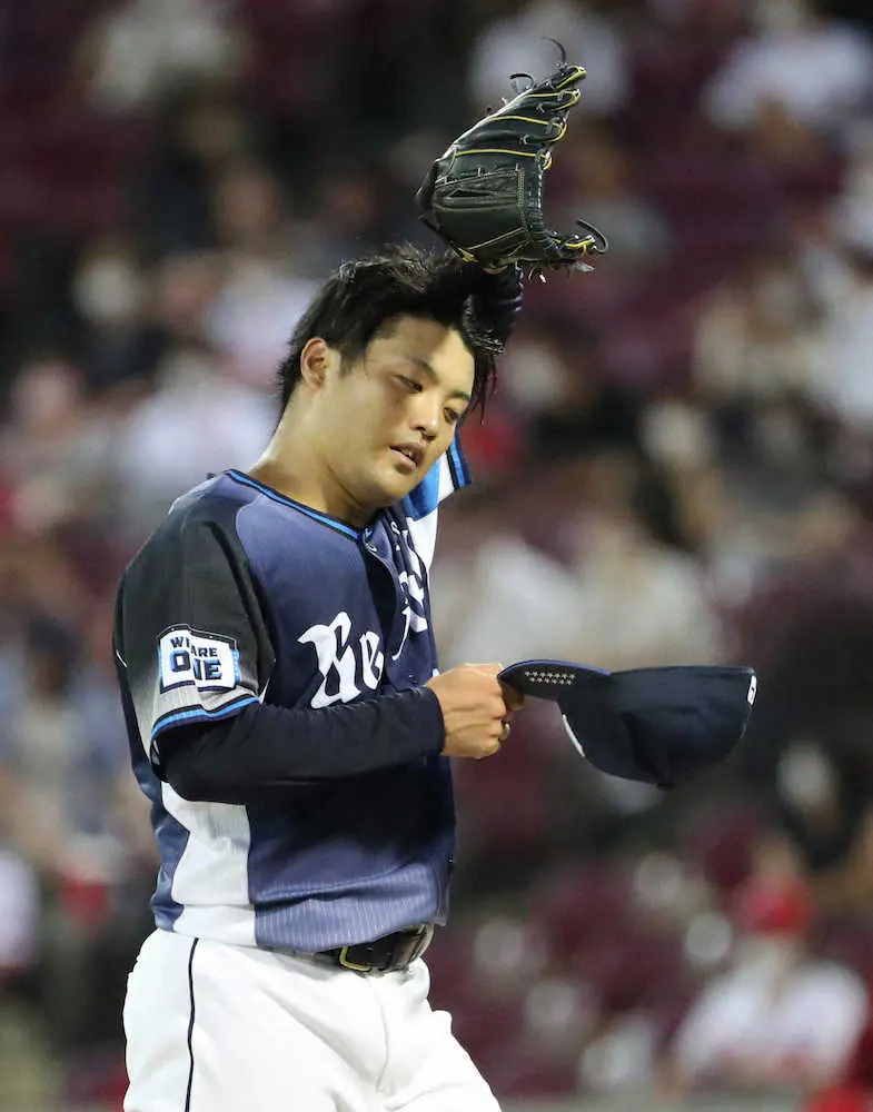 【画像・写真】西武・松本　明日につながる「おかわり投」　3回4失点で降板後、ブルペンで約30球を投げ込む