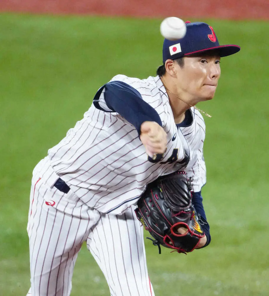 【画像・写真】侍・由伸「野球というスポーツの人気向上」のため入魂5回1/3を2失点