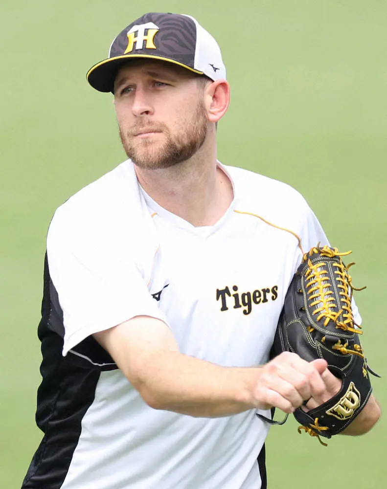 【画像・写真】阪神　ガンケル、アルカンタラが1軍全体練習に合流　再入国後14日間の隔離期間を終え