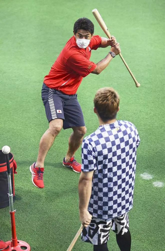 【画像・写真】侍・稲葉監督　決勝の米国戦へ赤パンツで総動員だ！マー君もブルペン待機