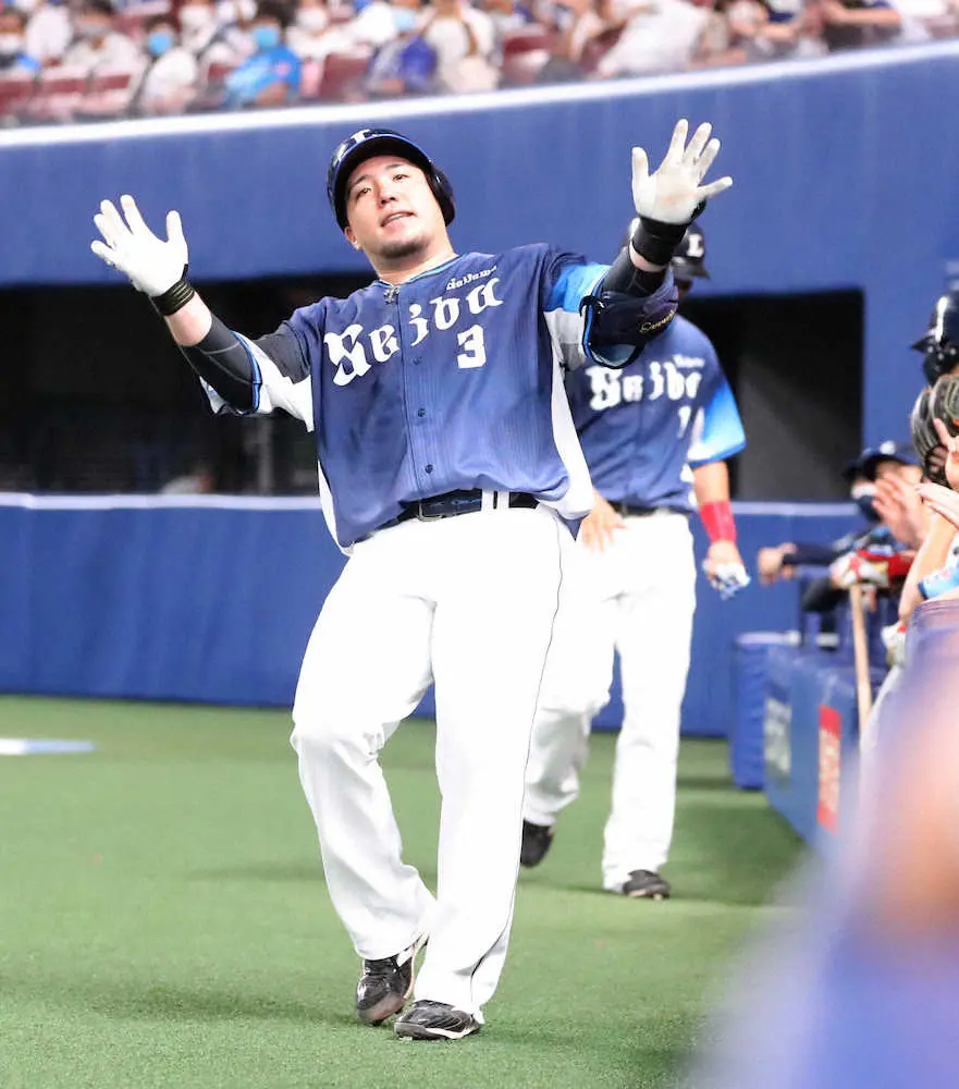 【画像・写真】西武　山川が一発含む3安打　前日はワクチン接種の副反応で欠場　「まあまあキツかった」