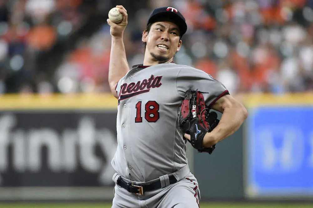 【画像・写真】アストロズ戦で5勝目を挙げたツインズ・前田（AP）