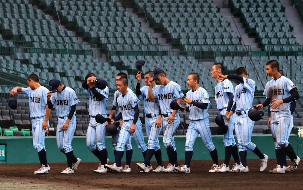 【画像・写真】東明館・2年生エース今村　力投も聖地初勝利ならず「9回まで投げられるスタミナつけて戻ってきたい」