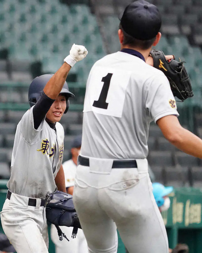 【画像・写真】東北学院　初出場で“歴史的1勝”　強豪・愛工大名電を撃破！伊東が9回3失点で完投飾る