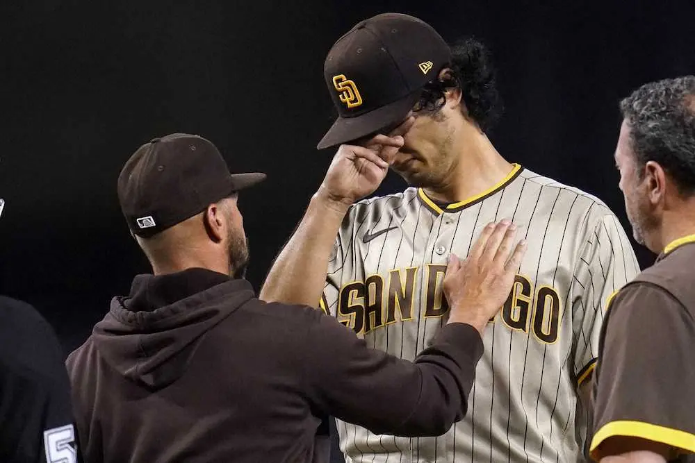 【画像・写真】パドレス・ダルビッシュ　腰の張りで次回登板は未定