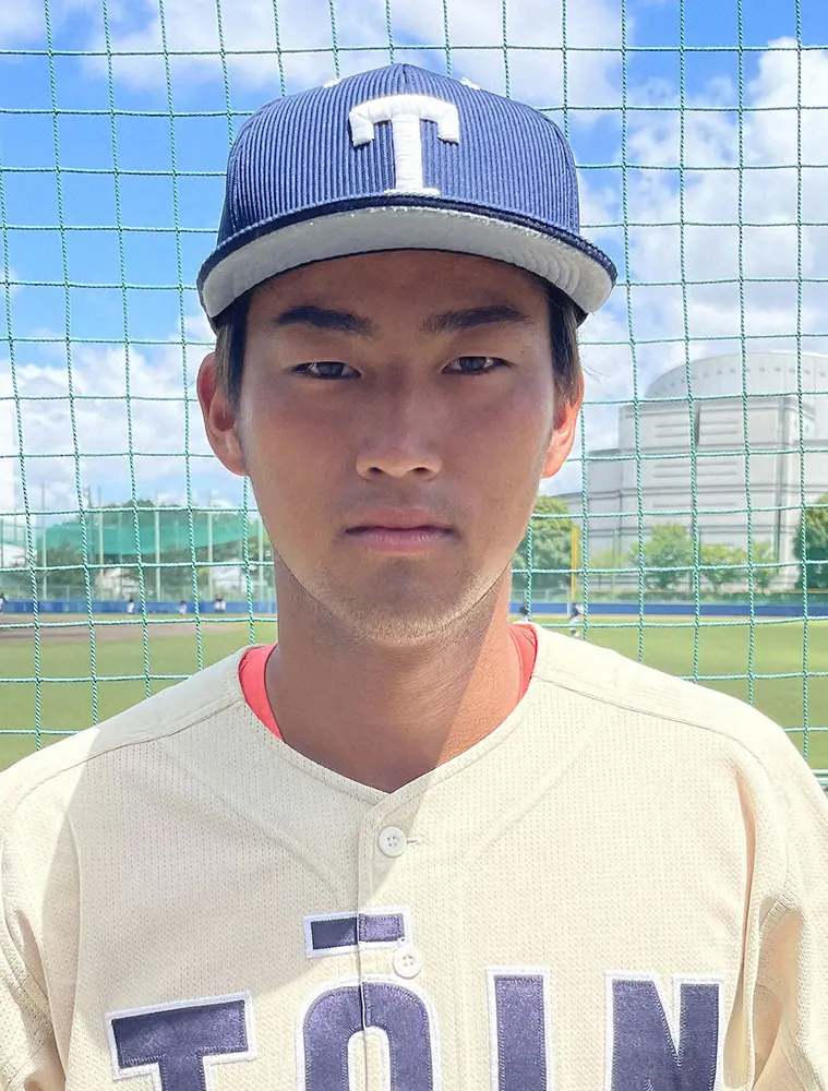 【画像・写真】帝京→桐蔭横浜大　加田拓哉外野手　出場する選手は思い切ってやってほしい