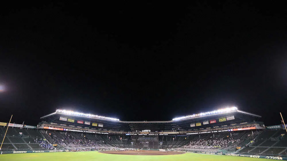 【画像・写真】夏の甲子園史上、最も遅～い1日でした！　第4試合は開始も終了も最遅！　午後9時40分にゲームセット 