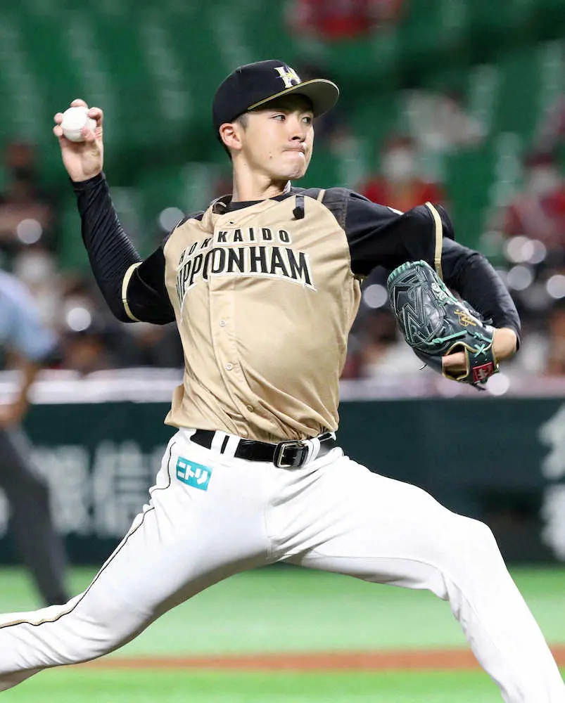 【画像・写真】日本ハム・上沢　今季最多10K、7回途中2失点も5敗目「踏ん張れるところで踏ん張れなかった」