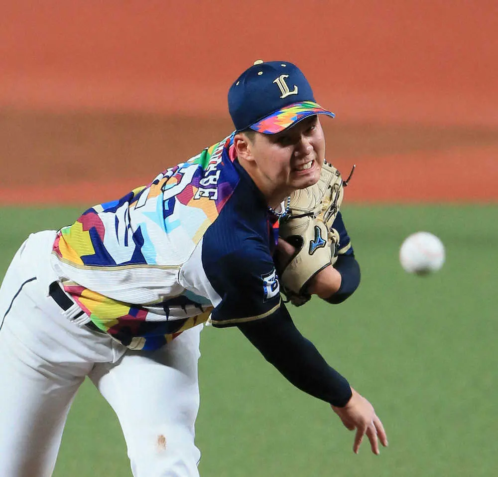 【画像・写真】西武・渡辺が5回1失点でプロ初勝利の権利をもって降板「自分としては合格点」