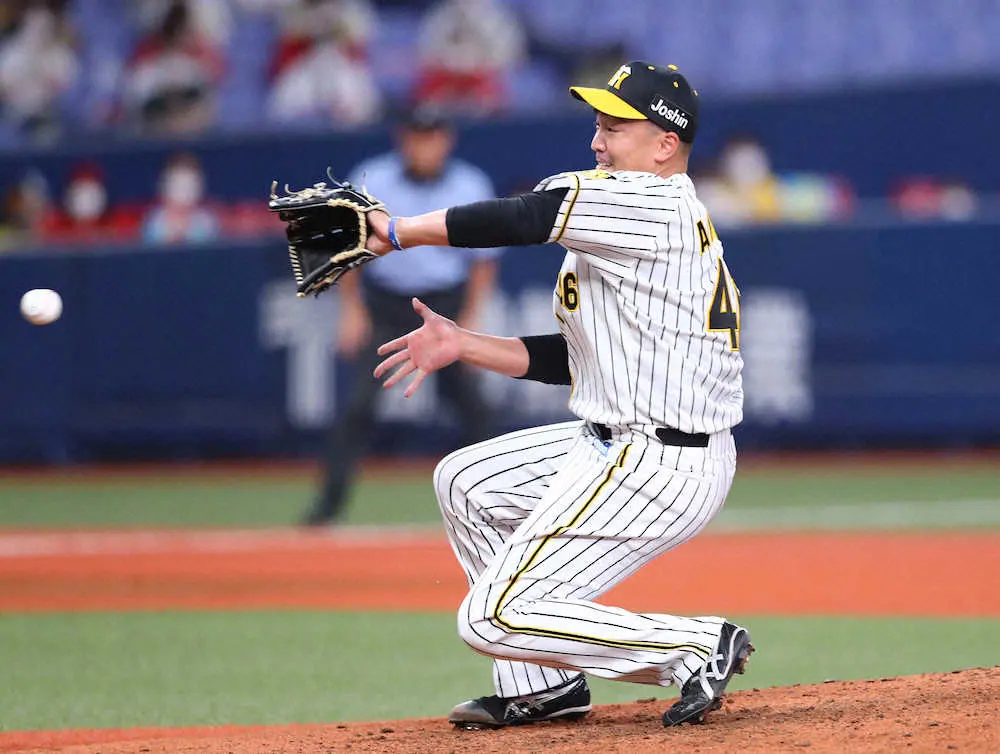 【画像・写真】阪神・秋山　チーム最多タイ8勝！広島戦8連勝！打球直撃アクシデントも耐えて5回零封
