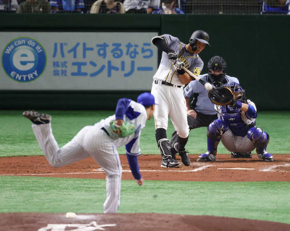 【画像・写真】阪神・佐藤輝が「セ本拠地制覇弾」で新人左打者の最多本塁打記録更新　田淵幸一の球団新人記録にもリーチ