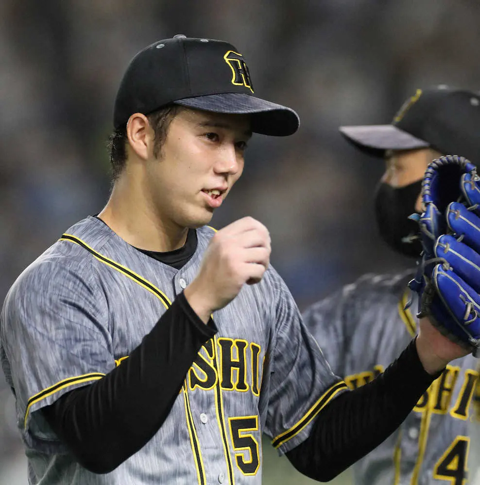 【画像・写真】阪神・青柳　再三のピンチ切り抜け6回2失点で降板　118球の熱投で自己最多に並ぶ9勝目の権利得る