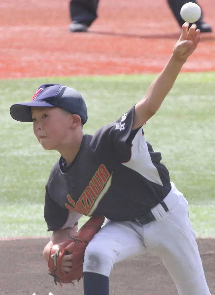 【画像・写真】野沢少年野球クラブ、全国1勝　小山兄弟が活躍　全日本学童軟式野球マクドナルド・トーナメント第2日