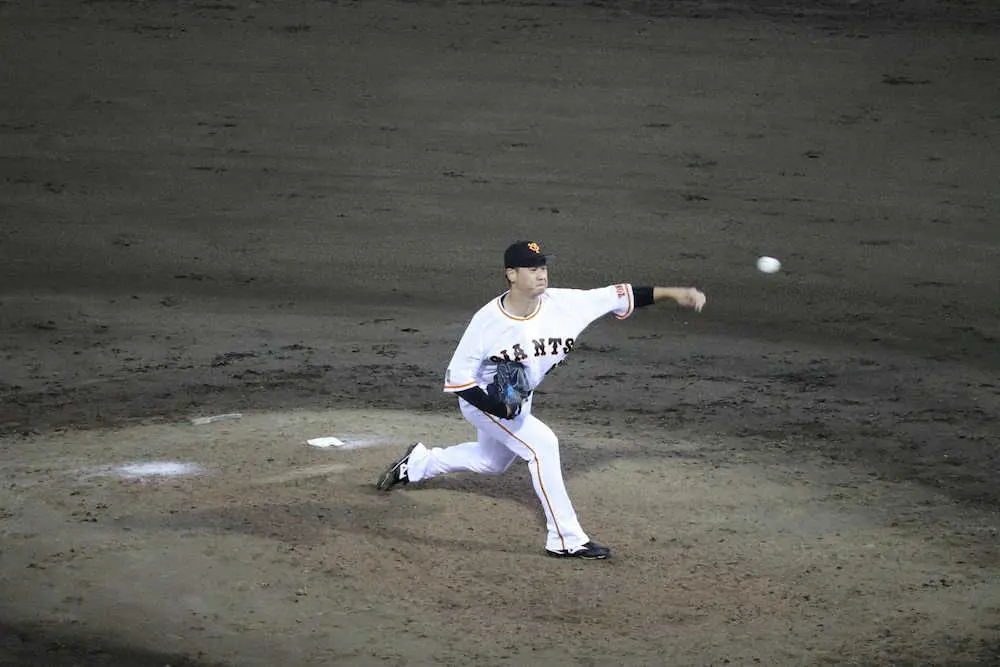【画像・写真】巨人・中川が2軍戦登板、8球で3者凡退　6月下旬の左肋骨骨折離脱から2カ月ぶり実戦