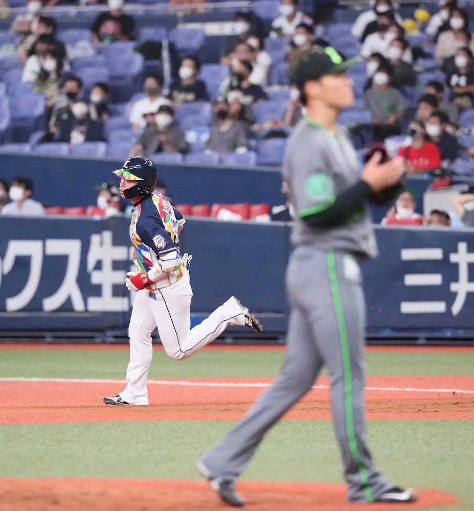 【画像・写真】西武　岸の6号ソロでオリックス由伸から先制「結構いい感じでした！」