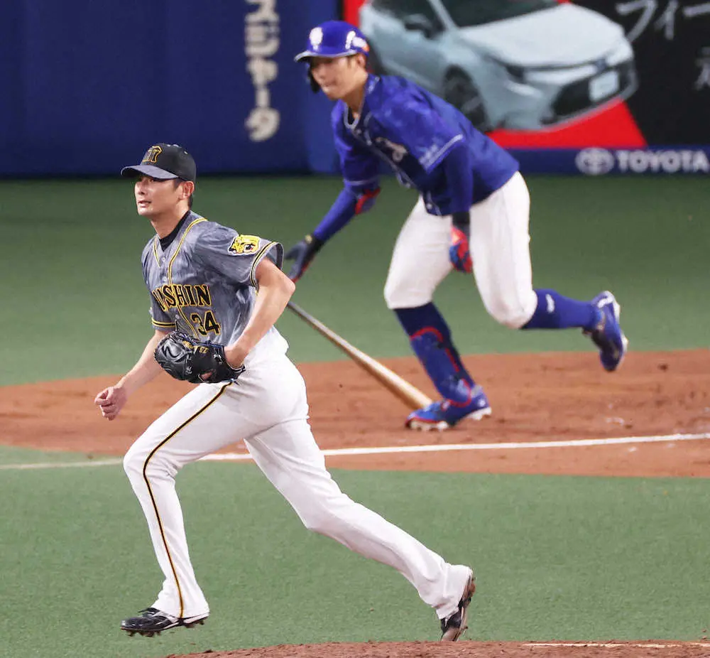 【画像・写真】阪神・二保は3回3失点で降板　勝負球が浮いて、序盤に失点重ねる