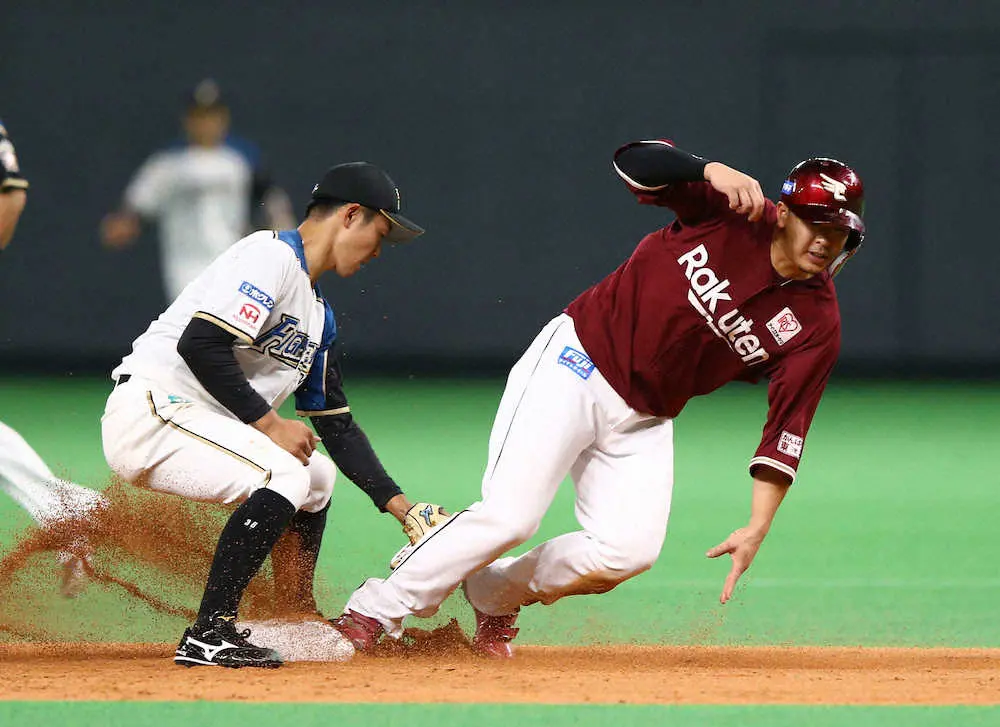 【画像・写真】楽天・浅村　日本ハム・伊藤との侍ジャパン対決で3安打　盗塁も決めた