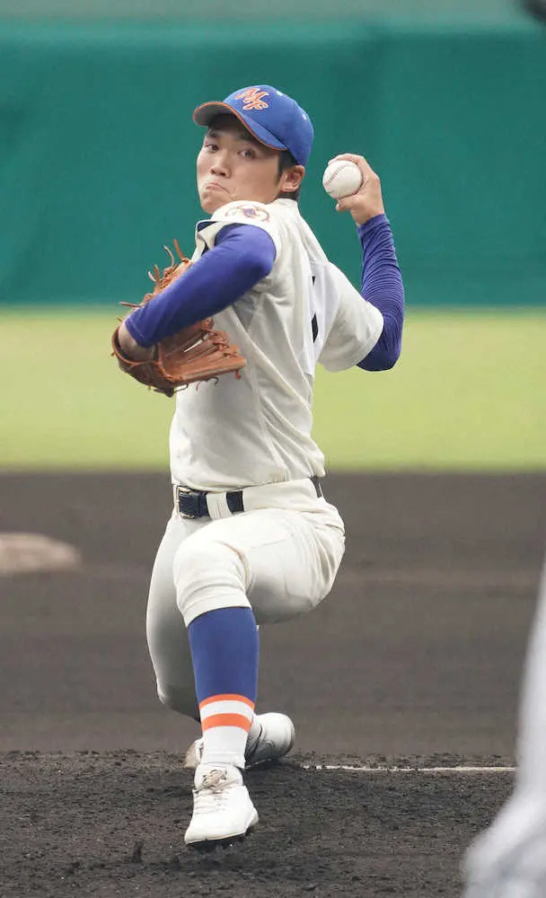 【画像・写真】盛岡大付・渡辺　圧巻の2試合連続完封　選手権初の完全試合は「あと4人」で逃す