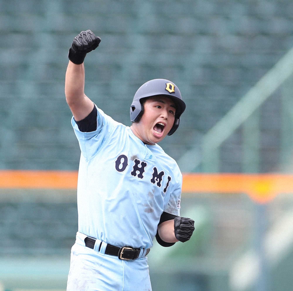 近江 山口 自分を信じて振り切れた 初戦出番なしの悔しさ晴らす決勝打 スポニチ Sponichi Annex 野球