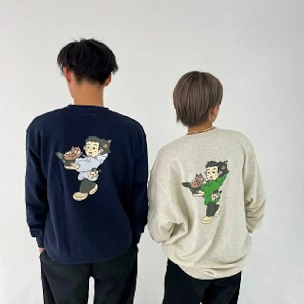 【画像・写真】あべじゅんや氏とコラボ　岡本のイラスト使用のアパレル発売