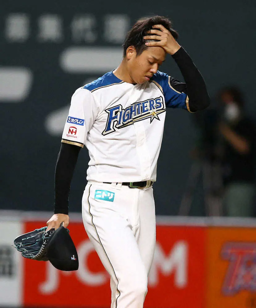 【画像・写真】日本ハム守護神・杉浦が3点リード守れず痛恨ドロー　栗山監督「クローザーを出せば信じていくだけ」
