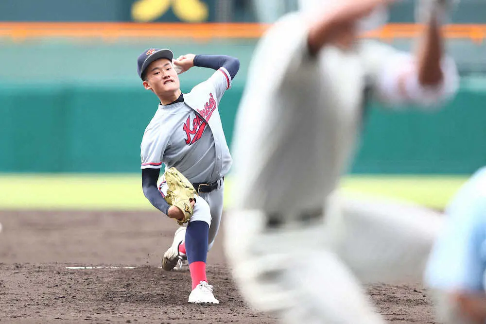 【画像・写真】エース森下＆中川バッテリー競演弾　初出場の京都国際　今大会初の延長戦制し8強進出