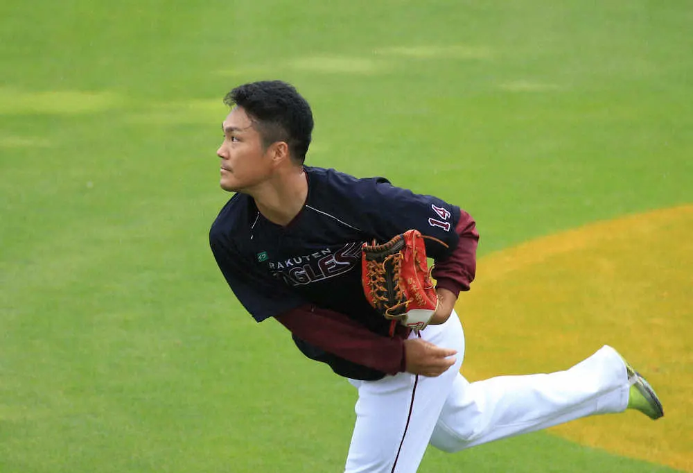 【画像・写真】楽天・則本昂　後半戦初登板またお預け　26日に登板へ