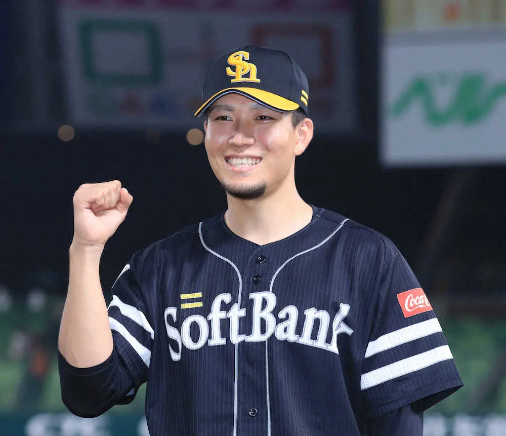 【画像・写真】ソフトバンク・千賀　獅子打線封じた7回零封で3勝目　制球苦しむもエースの意地、7回1死までノーノー