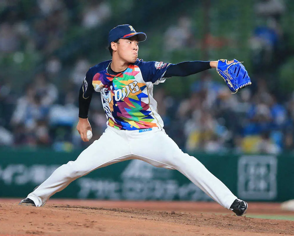 【画像・写真】西武・水上　デビューから16試合連続無失点！8回1イニングを三者凡退　僅差で登板も「逆に楽しかった」