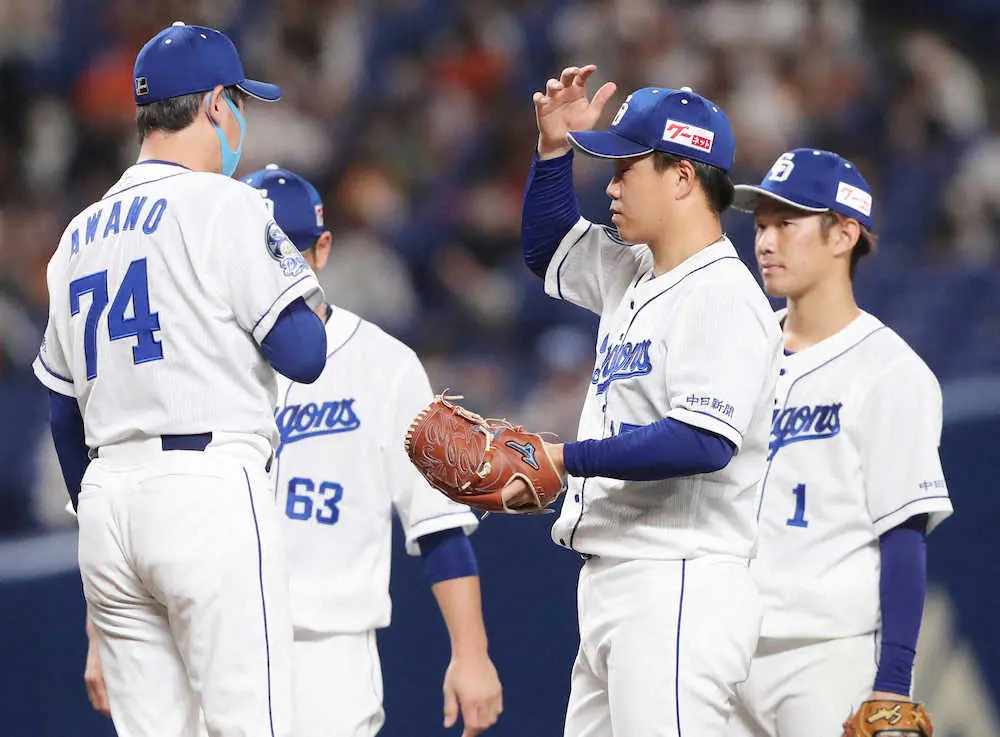 【画像・写真】中日・柳　同郷・戸郷と初対決　6回9奪三振力投も「球数が増えてしまったことを反省したい」