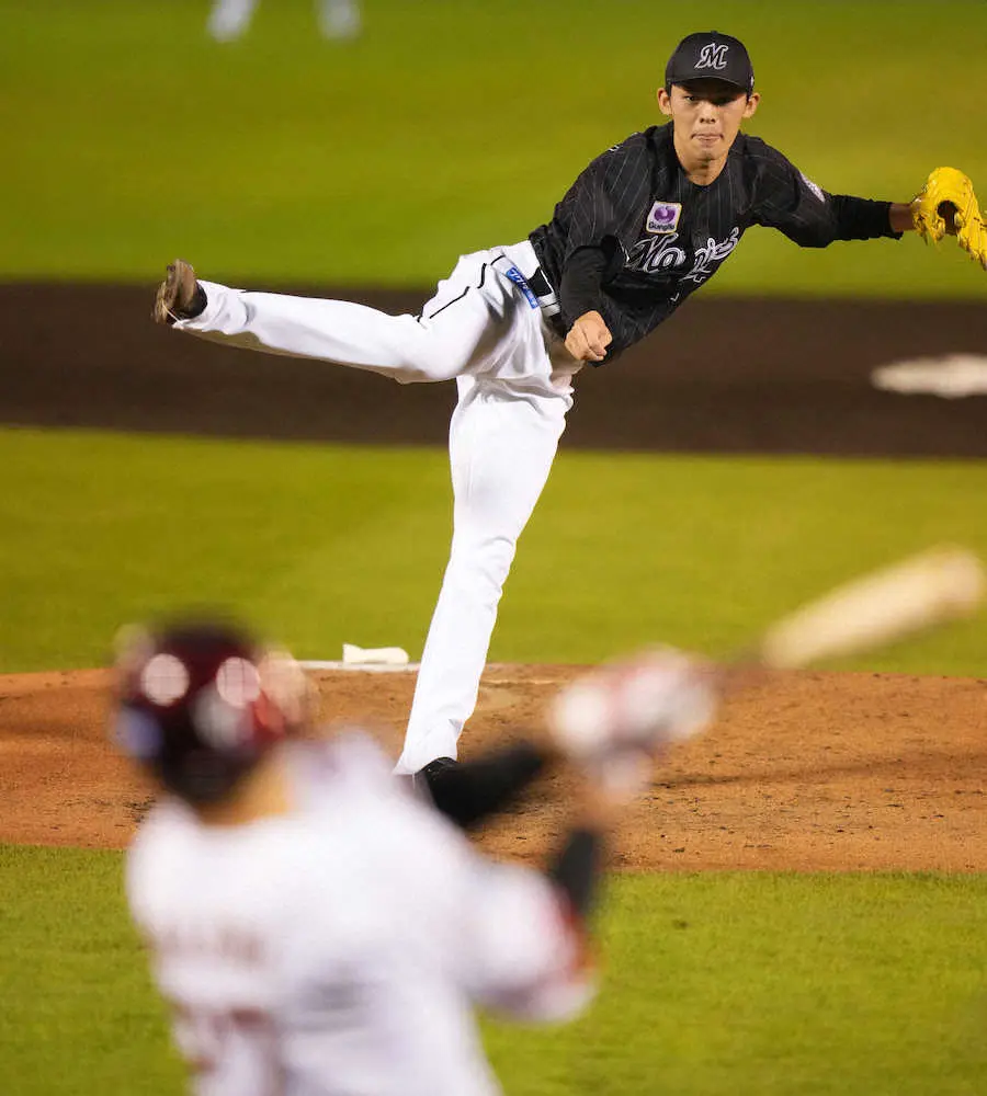 【画像・写真】“東北に愛された怪物”ロッテ・朗希　初凱旋で初零封　5回5K&最速156キロで93日ぶりプロ2勝