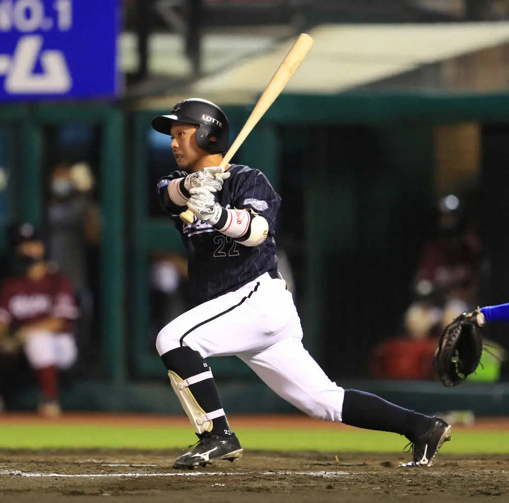 【画像・写真】ロッテ田村、9回2死から決勝適時打！長期遠征6勝1敗1分けで乗り切る