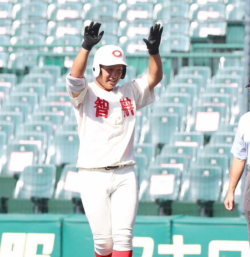 【画像・写真】智弁和歌山・岡西　（撮影・後藤　大輝）