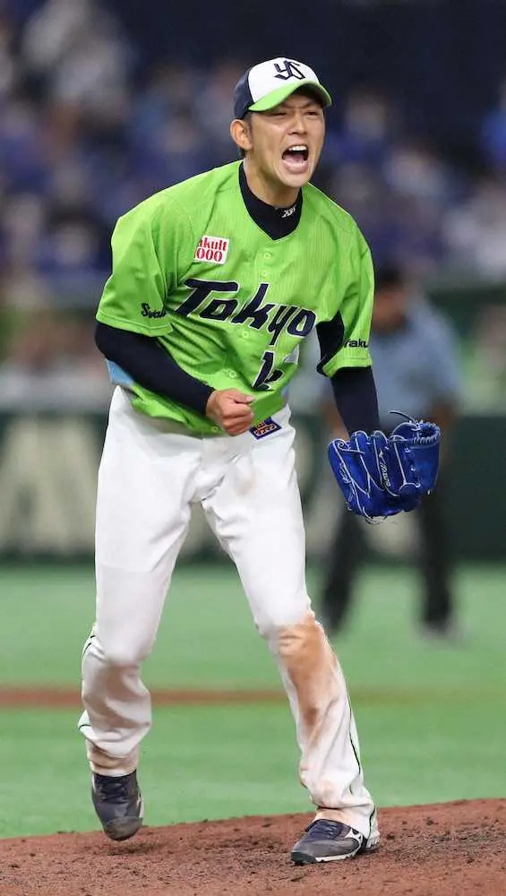 【画像・写真】ヤクルト・原が396日ぶり白星！7回零封でチームを2位浮上導いた「ドキドキしました」