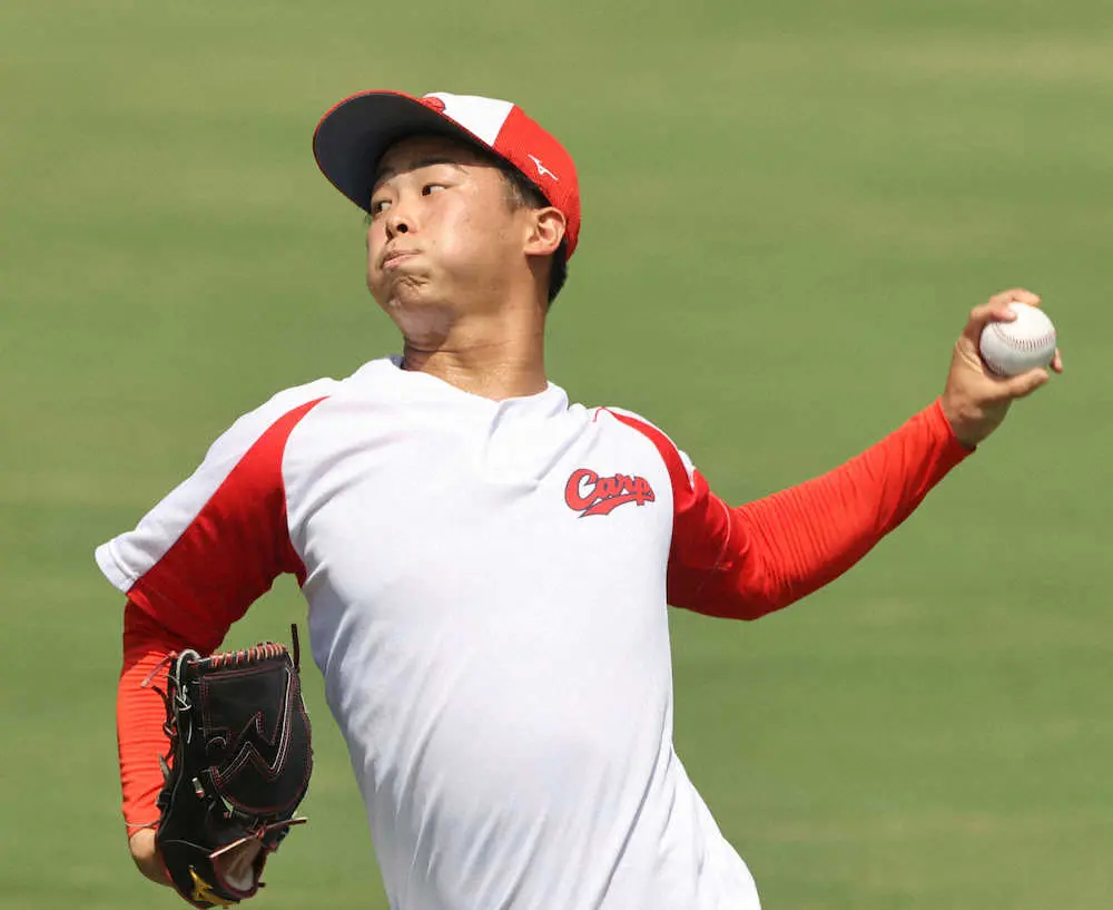 【画像・写真】広島・玉村　高卒2年目左腕では球団初の先発3勝に挑む　9月1日先発見込み、01年河内の2勝を超える