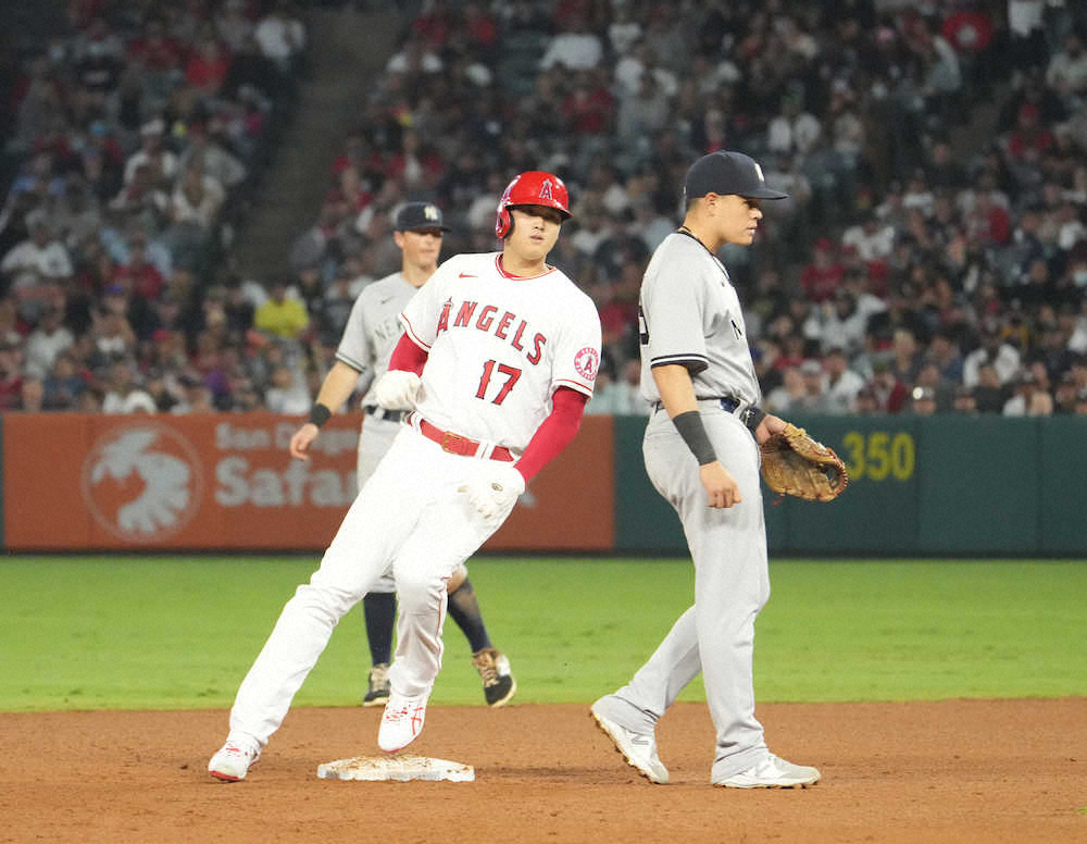 大谷翔平 また申告敬遠 今季11個目 1点リードの5回2死二 三塁の場面 スポニチ Sponichi Annex 野球