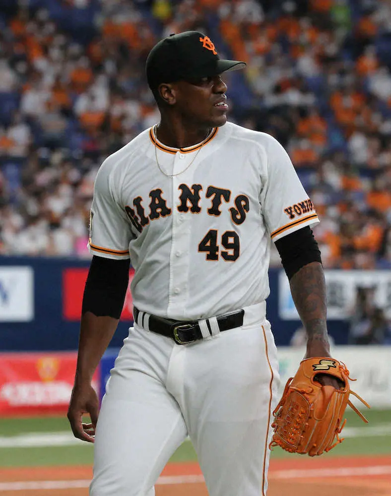 【画像・写真】巨人・ビエイラ、4カ月ぶりの失点…連続無失点は「32試合」でストップ　