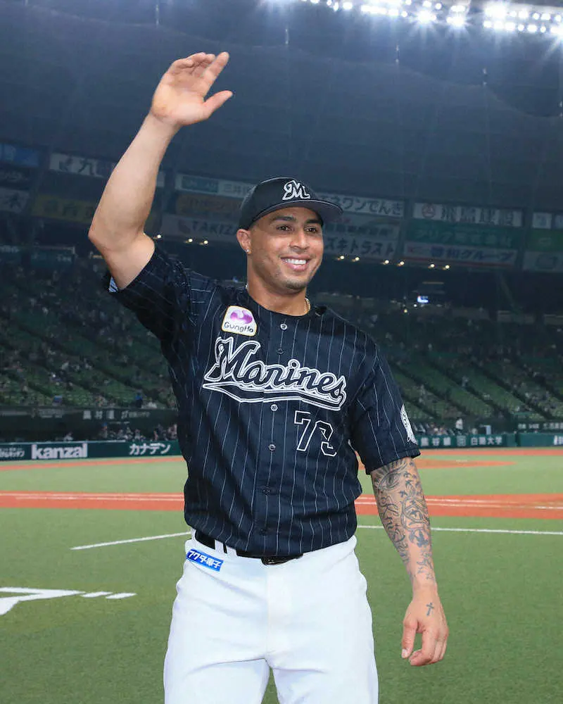 【画像・写真】ロッテ・マーティンが柳田に並ぶ24号ソロ　球団通算7999本目