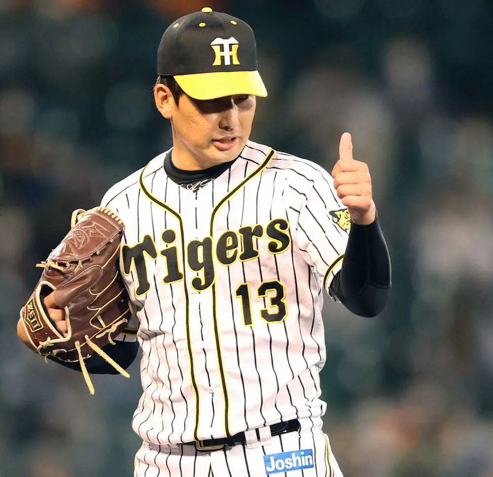 【画像・写真】阪神・岩崎　3者凡退の談話は「0点で抑えることができてよかったです」