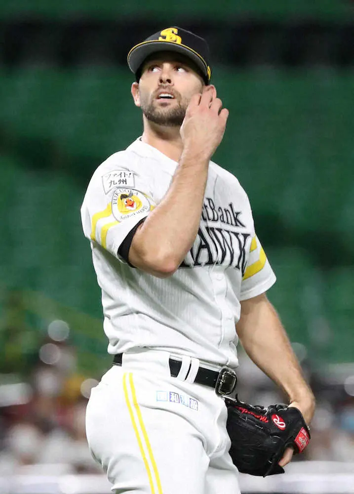 【画像・写真】ソフトバンク・マルティネス1球に泣く　7回2安打1失点も8勝目ならず