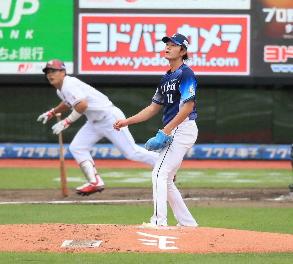 【画像・写真】西武・今井　4回途中7失点で今季最短KO　5死四球の“乱調”で後半戦は4試合連続白星なし