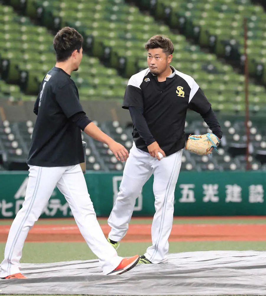 【画像・写真】ソフト守護神・森が合流　工藤監督、9回起用明言「いつものポジションで」