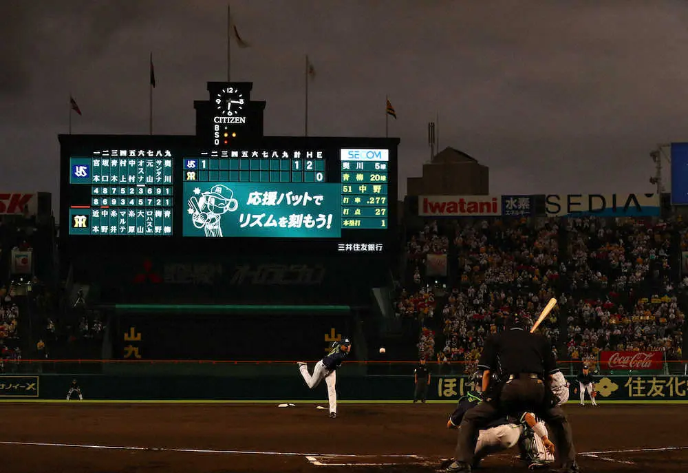 【画像・写真】ヤクルト・奥川　「大舞台慣れ」甲子園でプロ初勝利！7回無失点、二塁も踏ませぬ好投