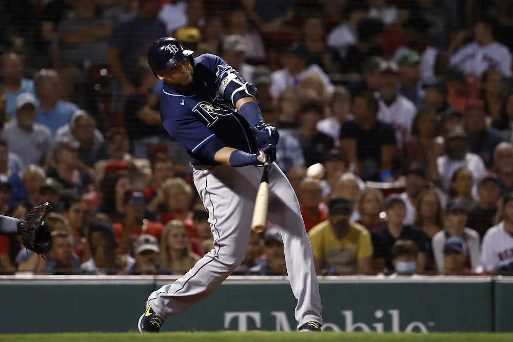 【画像・写真】レイズのクルーズが41歳で30号　30本以上の最年長記録を更新　フラコは37試合連続出塁