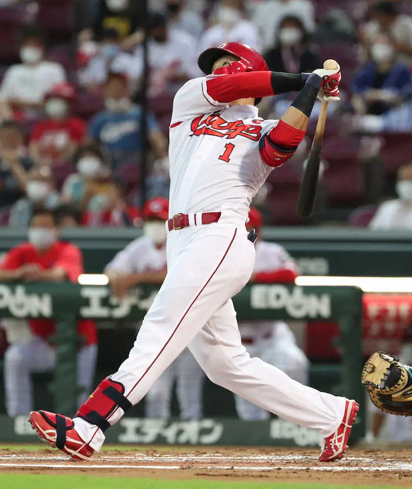 【画像・写真】広島・誠也　もう止まらん5戦連発！　王、バースのプロ野球記録まで「あと2」