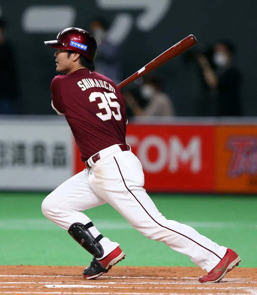 【画像・写真】楽天打線が過去0勝4敗の天敵・バーヘイゲンから4得点　島内が3回に決勝2点二塁打