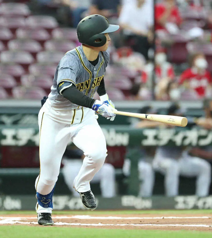 【画像・写真】阪神　10試合ぶりの先制点挙げる　2戦ぶり先発糸井の二ゴロで近本生還
