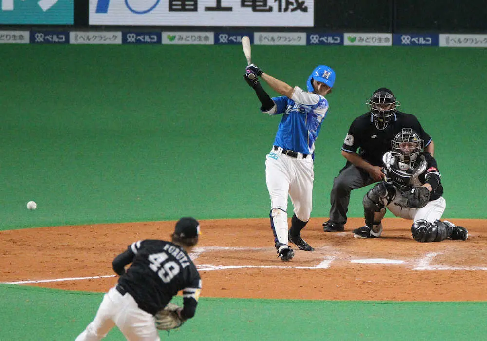 【画像・写真】日本ハム　7回4得点で一時勝ち越しも痛恨ドロー　28イニングぶりの得点実らず
